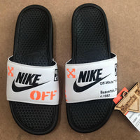 "Off-White" Custom - Nike Slides