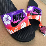 Floral Sunset - Nike Benassi JDI Slides