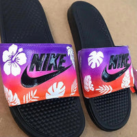 Floral Sunset - Nike Benassi JDI Slides